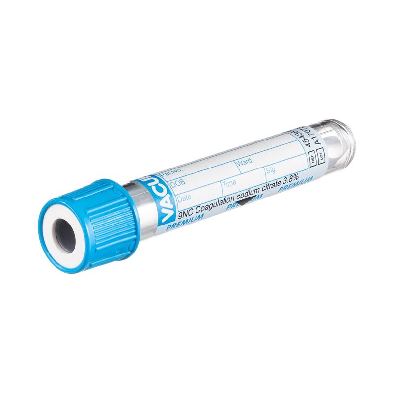 VACUETTE 2ml 3.8% Blanc Pré 50 pièces | Prélèvement