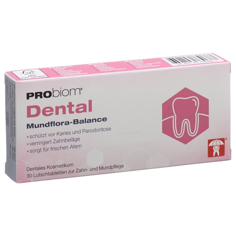 PROBIOM Dental Probiotiques à sucer 30 comprimés | Hygiène buccale
