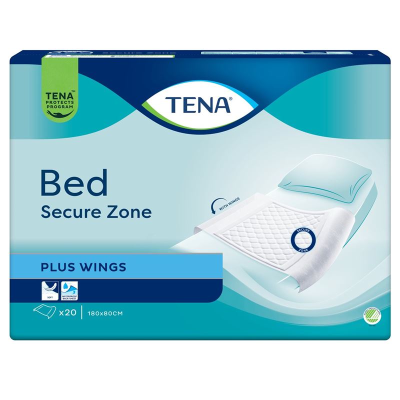 TENA Bed PlusWing 180x80cm SZ INT | Protection Maxi 80 pièces