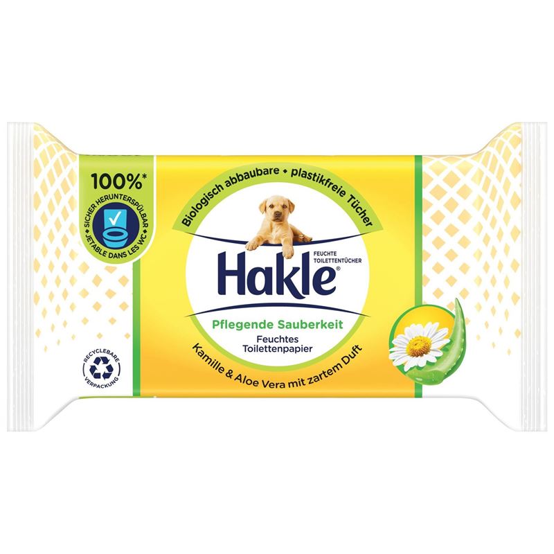 HAKLE Feucht Pflegende Sauberkeit 12x42 | Lingettes Soin