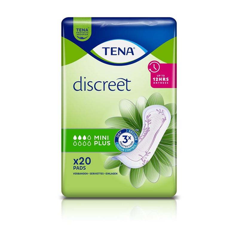 TENA discreet Mini Plus Lot 6x20 pièces | Confort