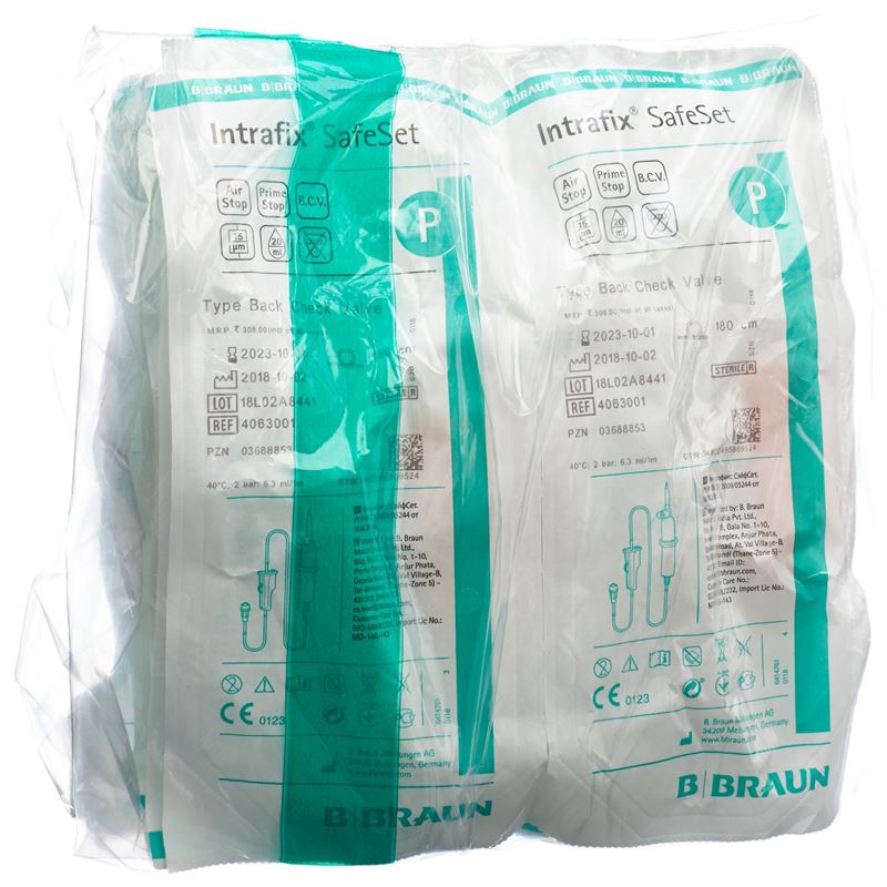 INTRAFIX SafeSet 180cm Anti-Reflux | Perfusion 100 pièces