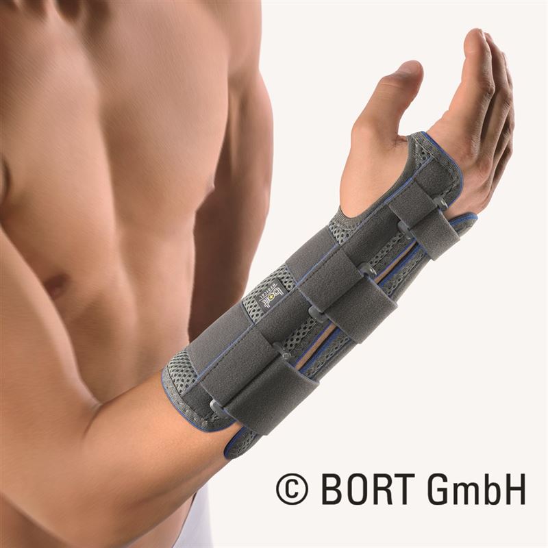 BORT ManuStabilPro XL Gauche Gris | Support Ouvert