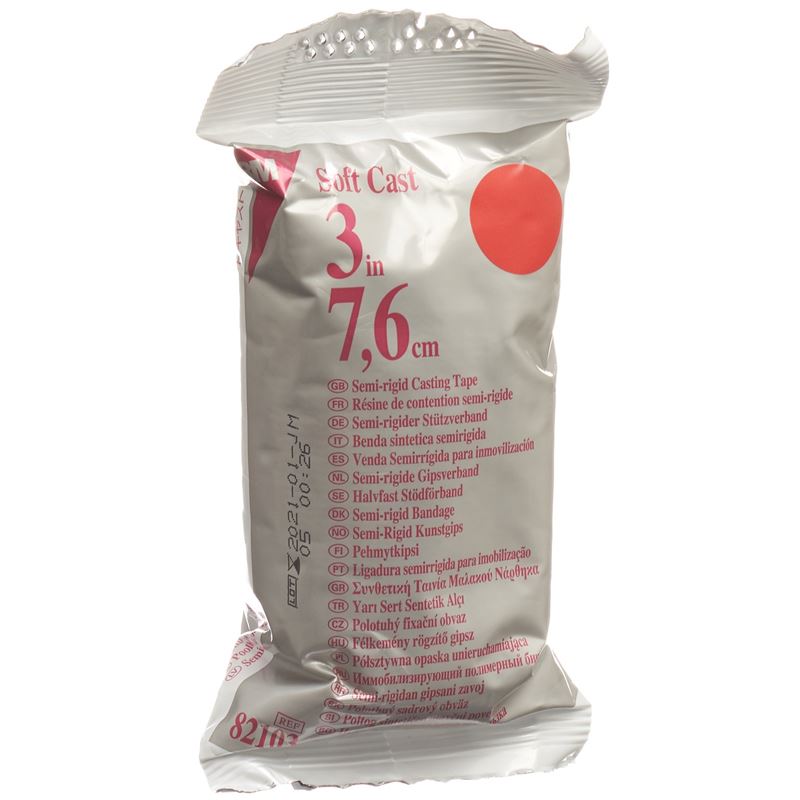 3M Scotchcast Softcast Attelle 7.5cmx3.65m Rouge | 10 pièces