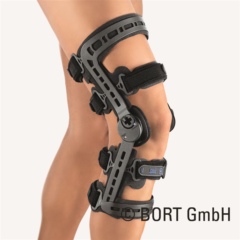 BORT GenuXpress ACL Genouillère S Droite | Noir