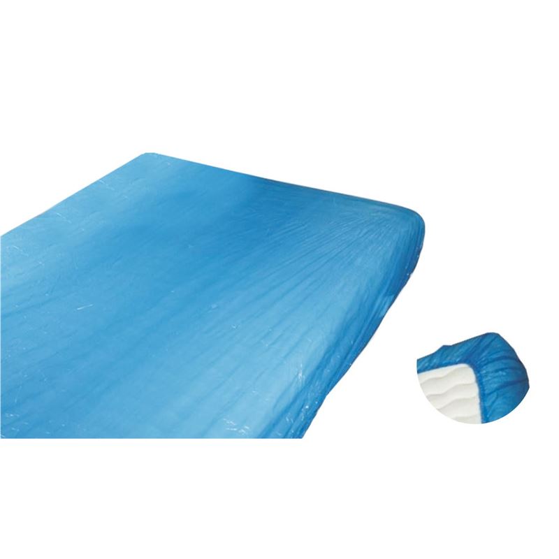 SUNDO Housse de matelas | Jetable 100x200cm Bleu