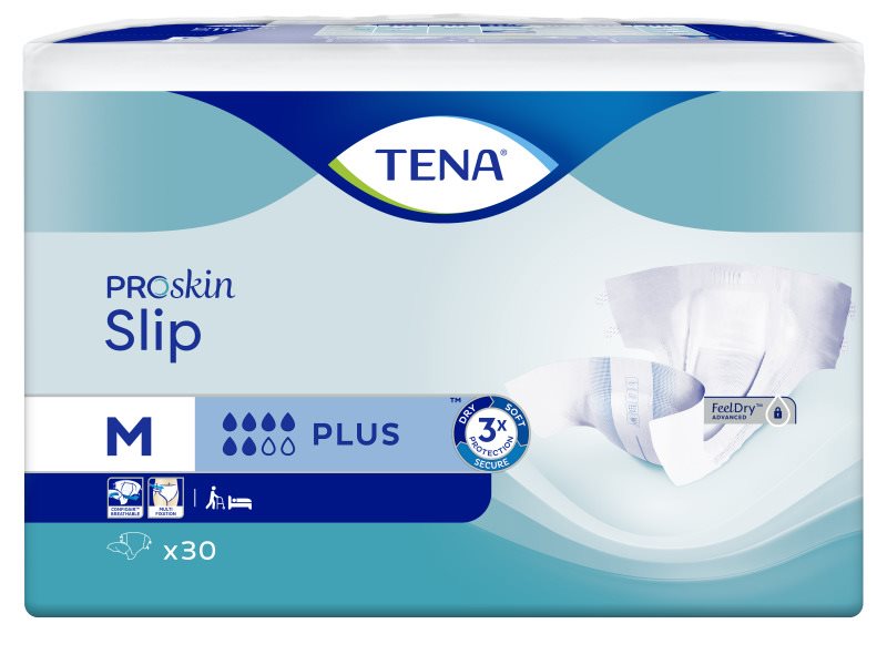 TENA Slip Plus Medium Protections 3x30 pièces | Sécurité