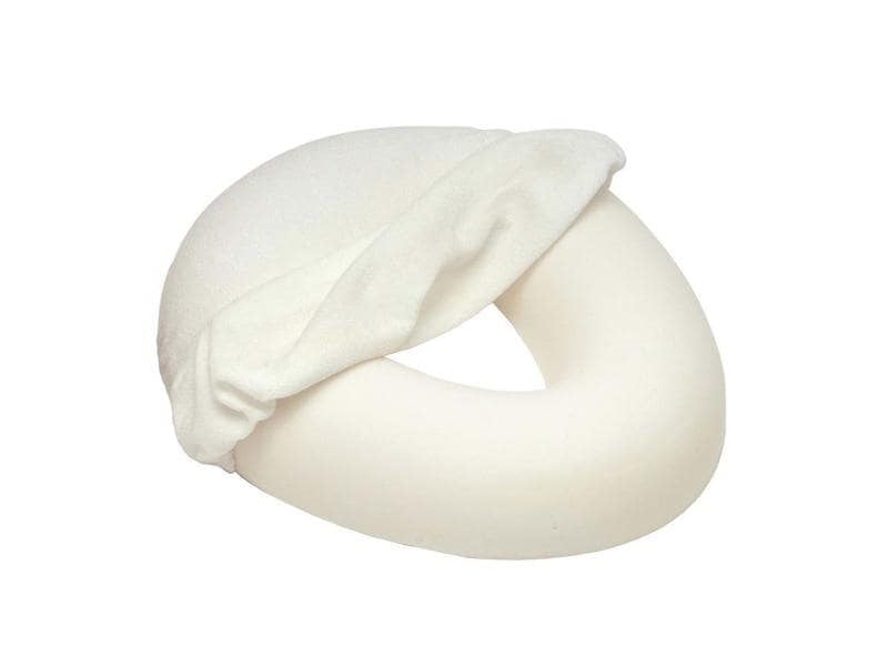 SISSEL Sit Ring Coussin Oval Frotté Blanc | Confort
