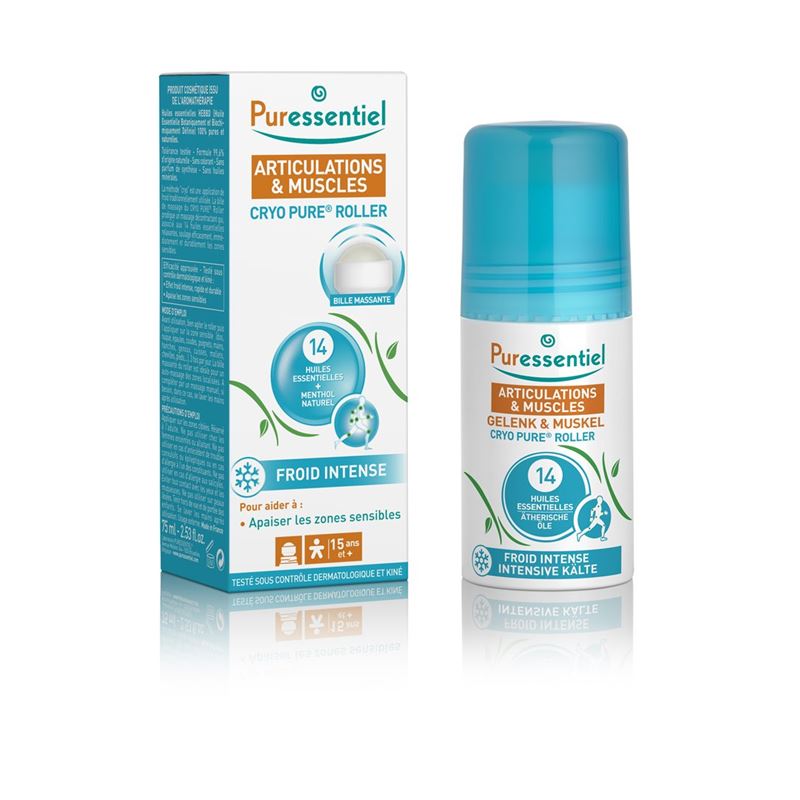 Puressentiel Cryo Pure Roller Articulations &amp; Muscles 75 ml | Soulage Rapidement