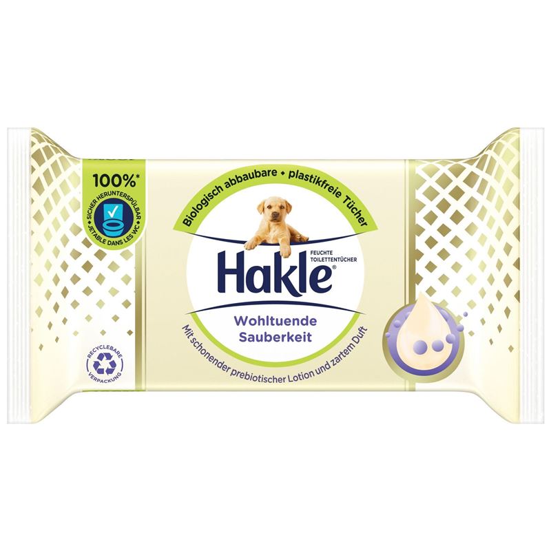 HAKLE Feucht Wohltuende Sauberkeit 12x38 | Lingettes Apaisantes