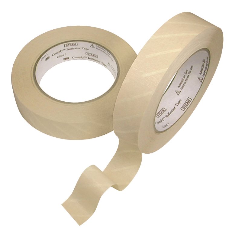 3M COMPLY Autoclave Tape 24mmx55m Brun | Stérilisation