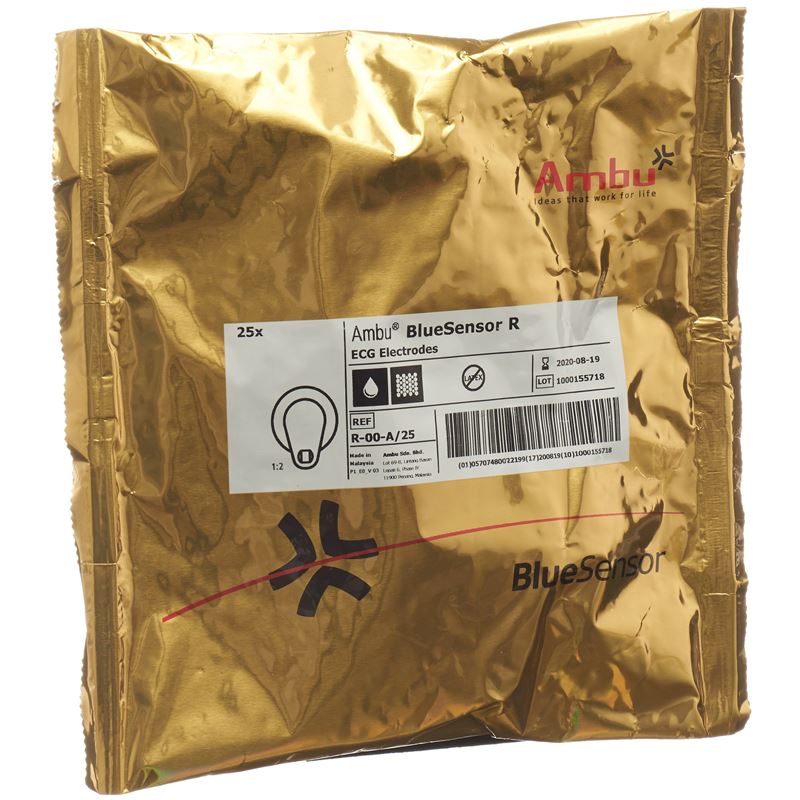 AMBU BLUE capt ECG R | 25 pièces
