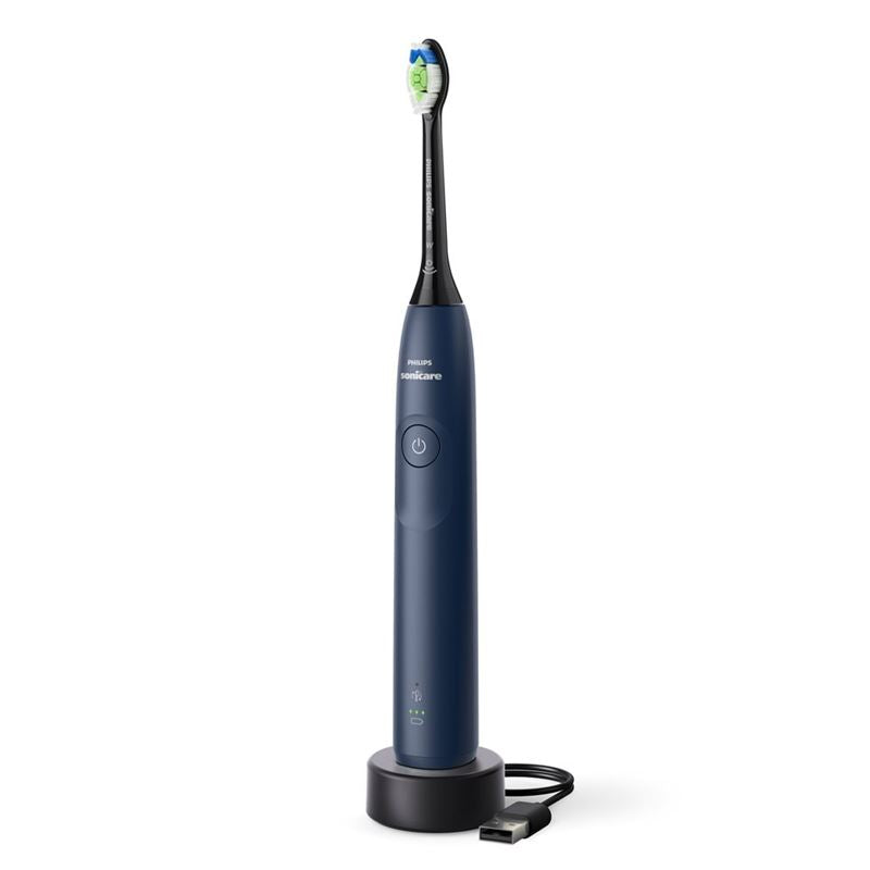 PHILIPS Sonicare 5300 Brosse à Dents Électrique HX7103/01 Minuit | Nettoyage