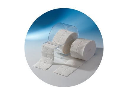 MEDITRADE Zellstofftupfer-Box Tampons | Boîte Transparente