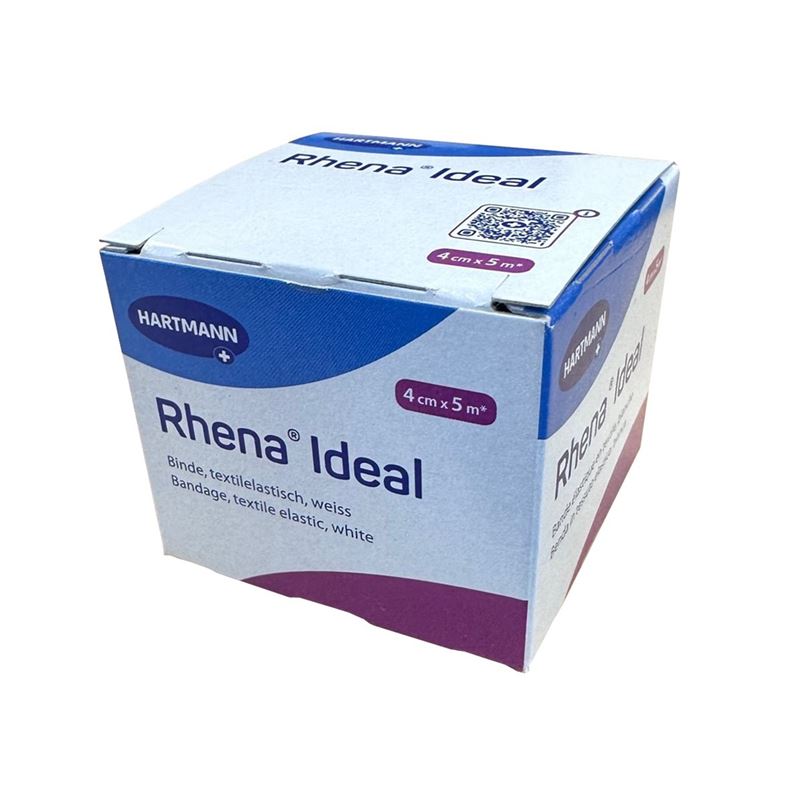 RHENA Ideal Bande Élastique 4cm x 5m Blanc - Soutien et Confort | Lot de 10