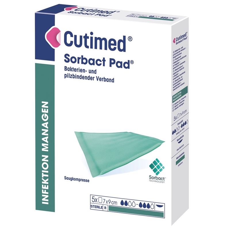CUTIMED Sorbact Contact Pansement 7x9cm | 40 pièces