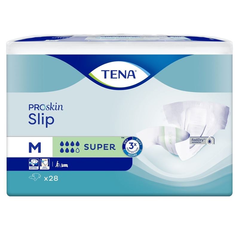 TENA Slip Super Medium Protections 3x30 pièces | Absorption