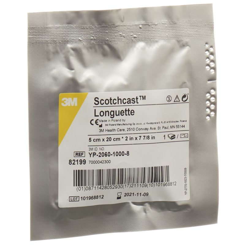 3M Scotchcast Plus Longuette 5x20cm | Lot de 10 pièces pour Immobilisation Confortable