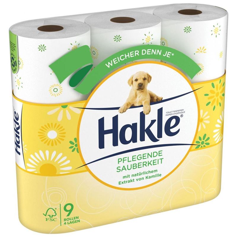 HAKLE Pflegende Sauberkeit Papier toilette | Douceur