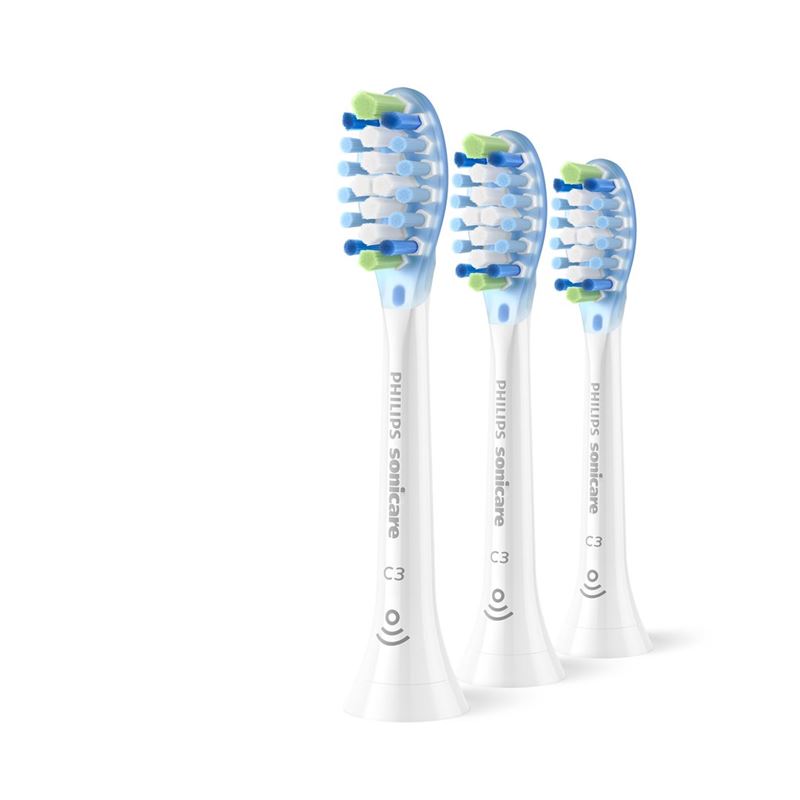 PHILIPS Sonicare C3 Prem Plaq Def Blanc | 2 pièces