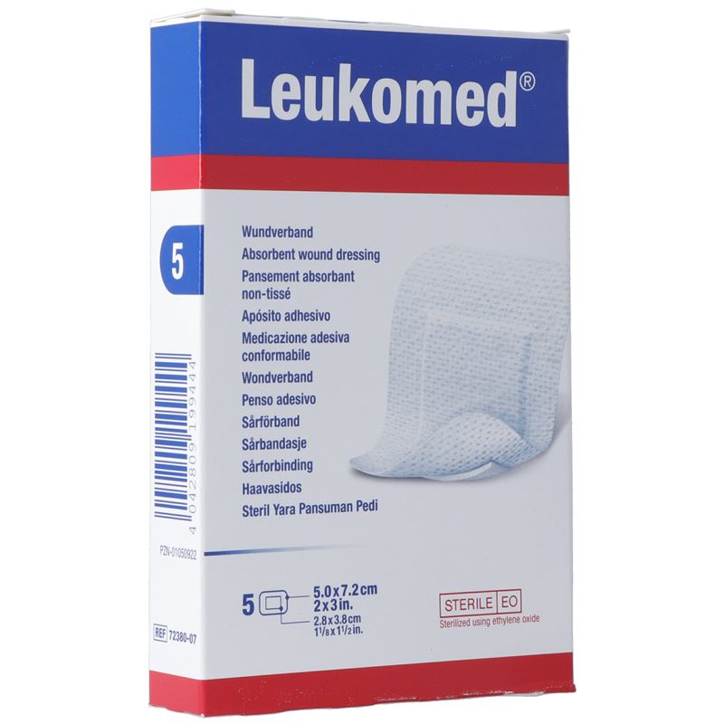 LEUKOMED Pansement Absorbant 7.2x5cm 50 pièces | Confort