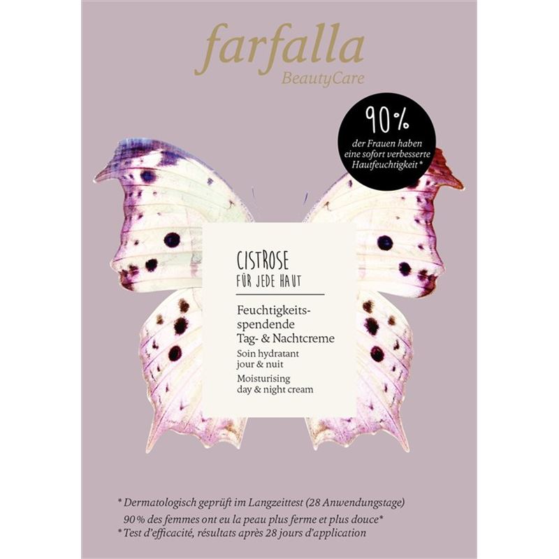 FARFALLA Crème Jour &amp; Nuit Cistrose | Échantillon