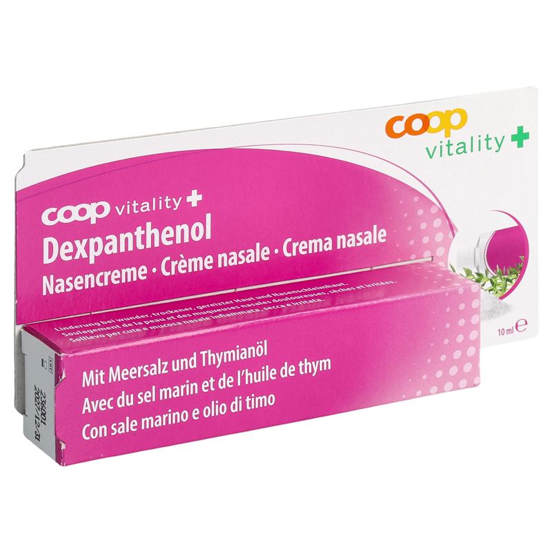 COOP VITALITY Dexpanthénol crème nasal 10ml | Nez