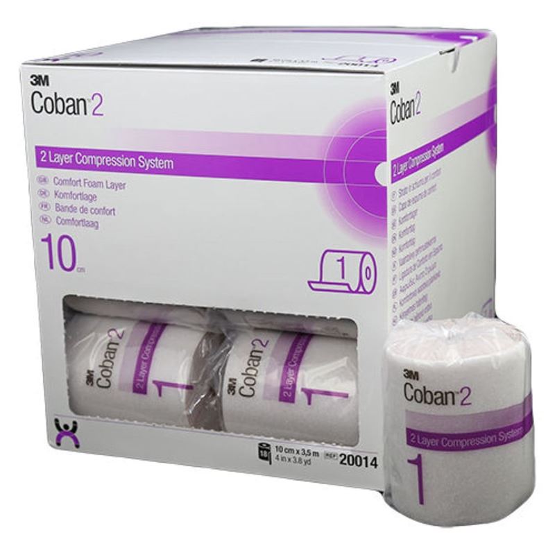 3M COBAN 2 Lymph Comfort Layer 10cmx3.5m | 18 pièces