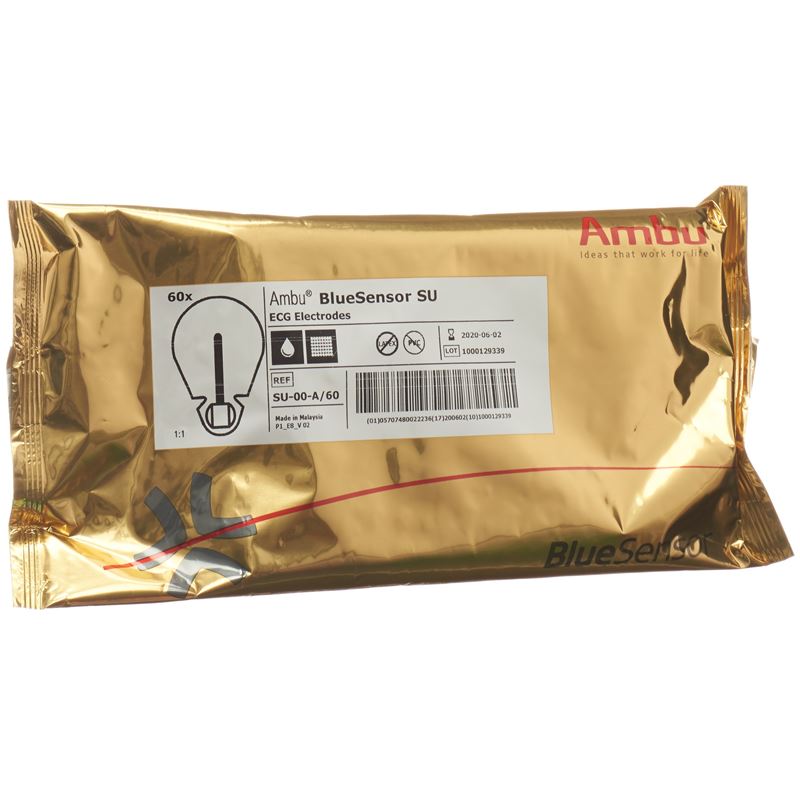 AMBU BLUE capt ECG SU | 10 pièces