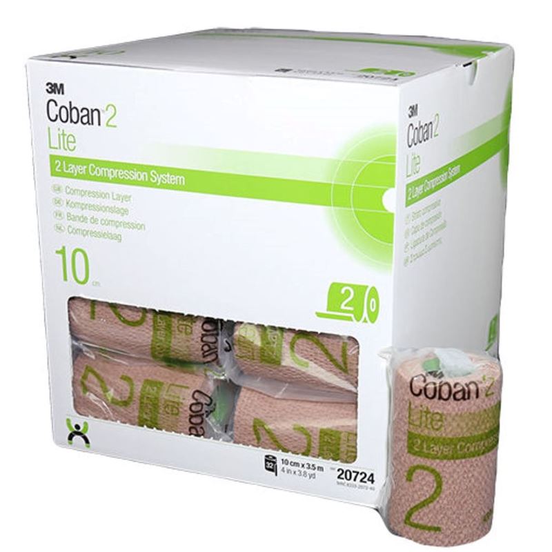 3M COBAN 2 Lymph Lite Comp Layer 10cmx3.5m | 32 pièces