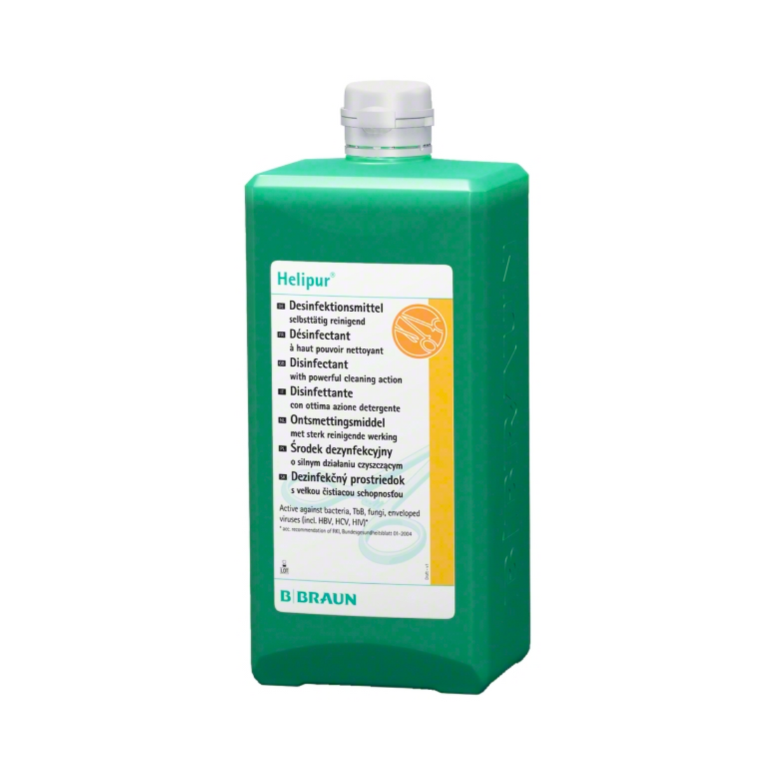 Désinfection efficace des instruments médicaux B. Braun Helipur® 1000 ml