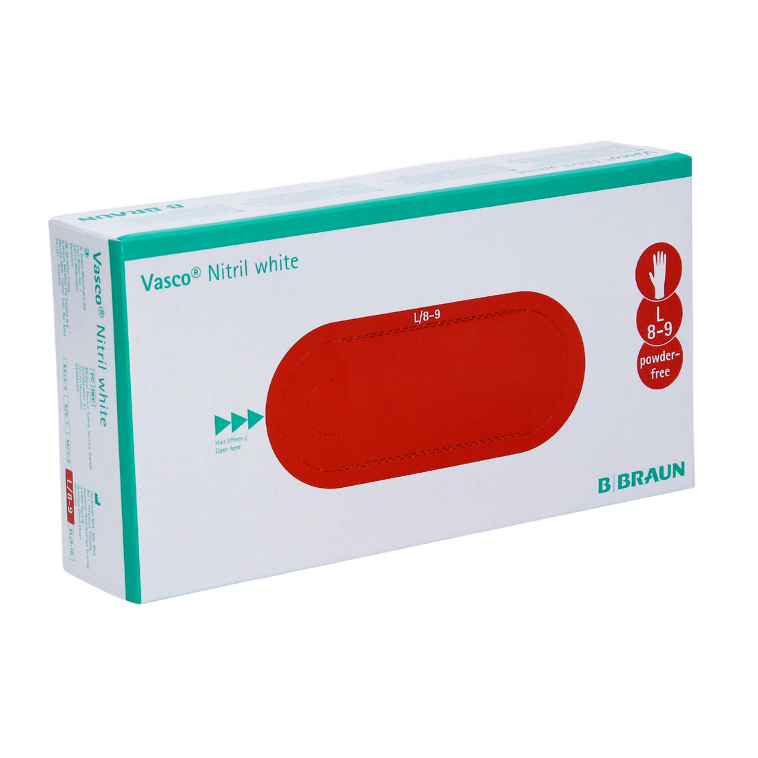 Gants en Nitrile B. Braun Vasco® Blancs – Sensibilité et Qualité Supérieure