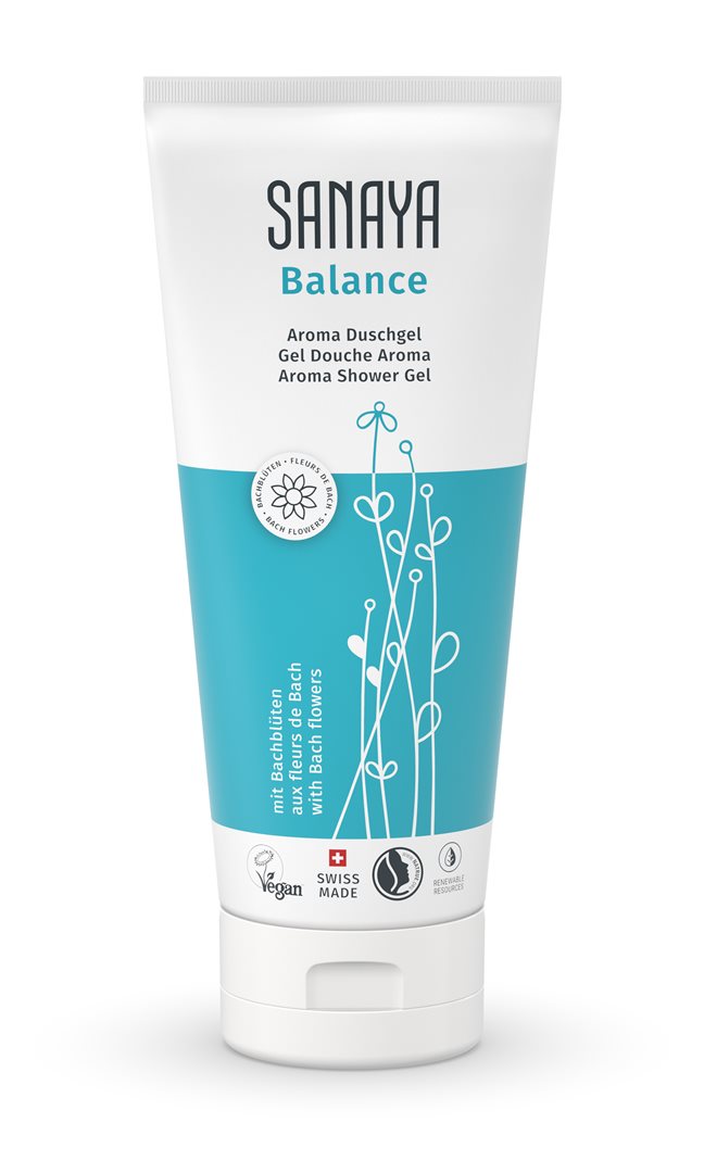 SANAYA Aroma&amp;fl Gel Douche Équilibre 200 ml
