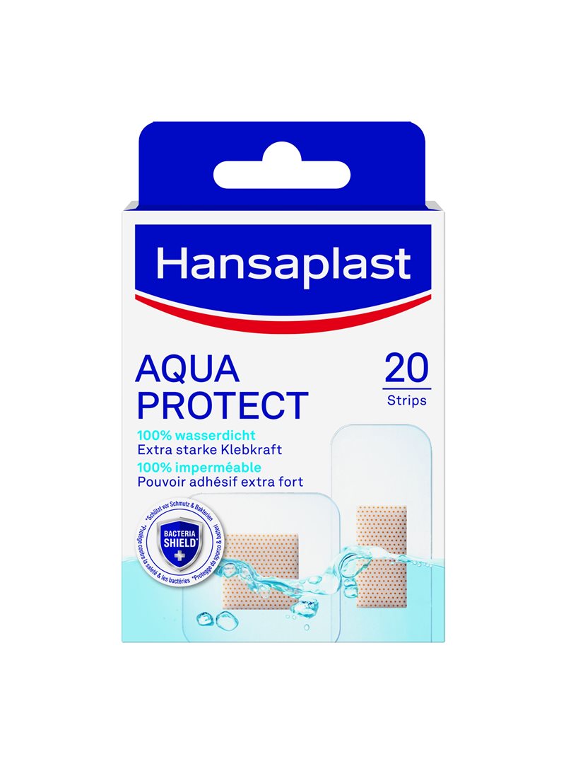 HANSAPLAST Aqua Protect Imperméable 20 pansements | Protection optimale