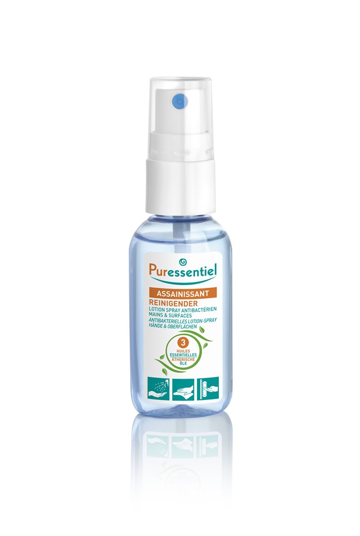 Puressentiel Lotion Antibactérienne Mains 25 ml | Hygiène Sûre