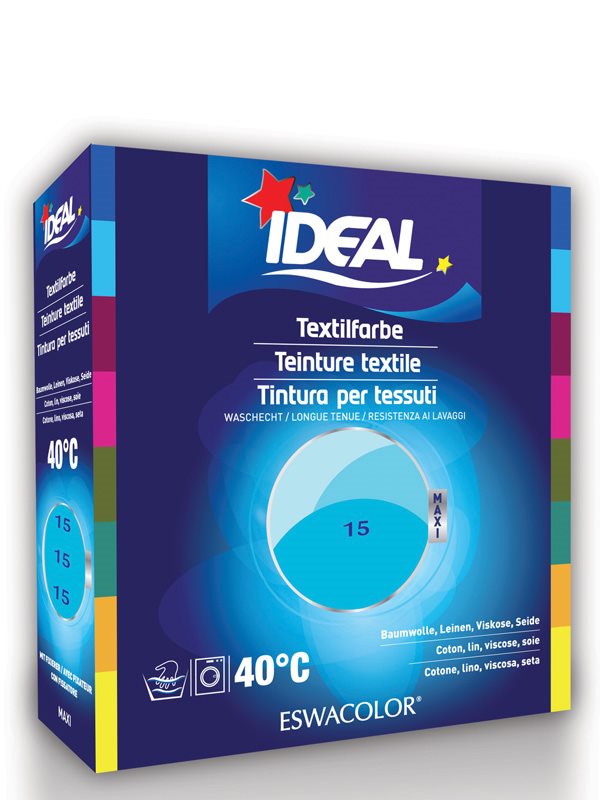 IDEAL MAXI Coton Coloré N°15 Turquoise Douceur &amp; Absorption | Lot de 100