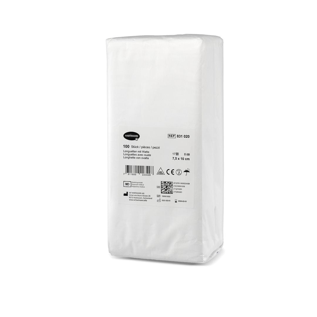 Compresses stériles IVF 7.5x10cm 8 plis 100 pièces | Soin médical