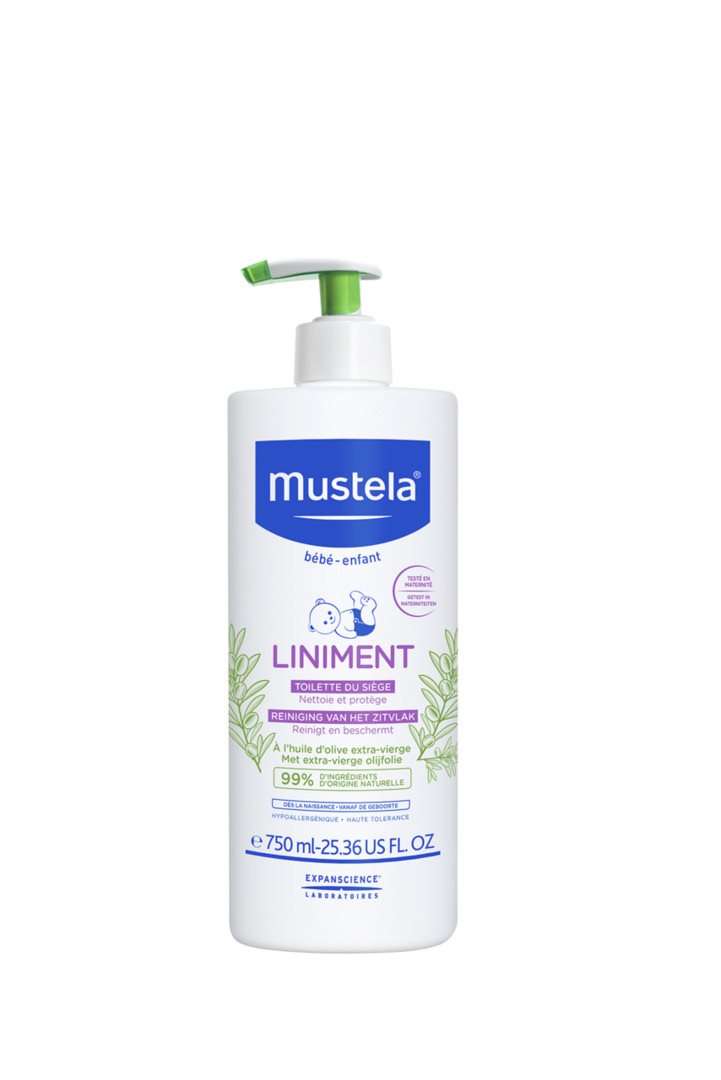 Mustela Liniment Oléo-Calcaire avec Pompe 750 ml Nettoie &amp; Protège