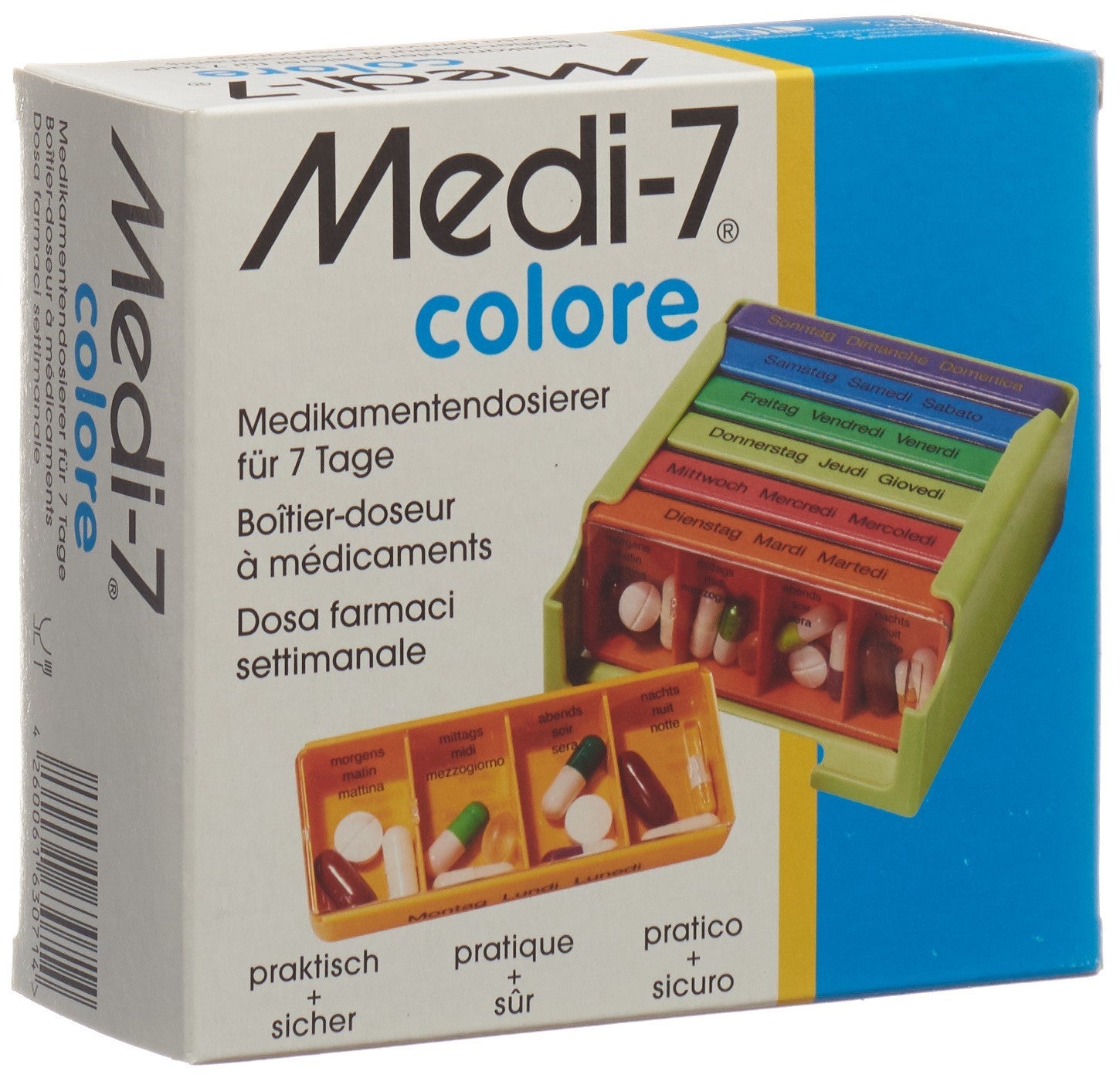 MEDI-7 Pilulier Semainier 7 Jours Multilingue Organisé | Pratique