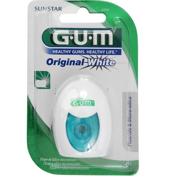 GUM OriginalWhite Soie Dentaire Blancheur Éclatante | 30 m