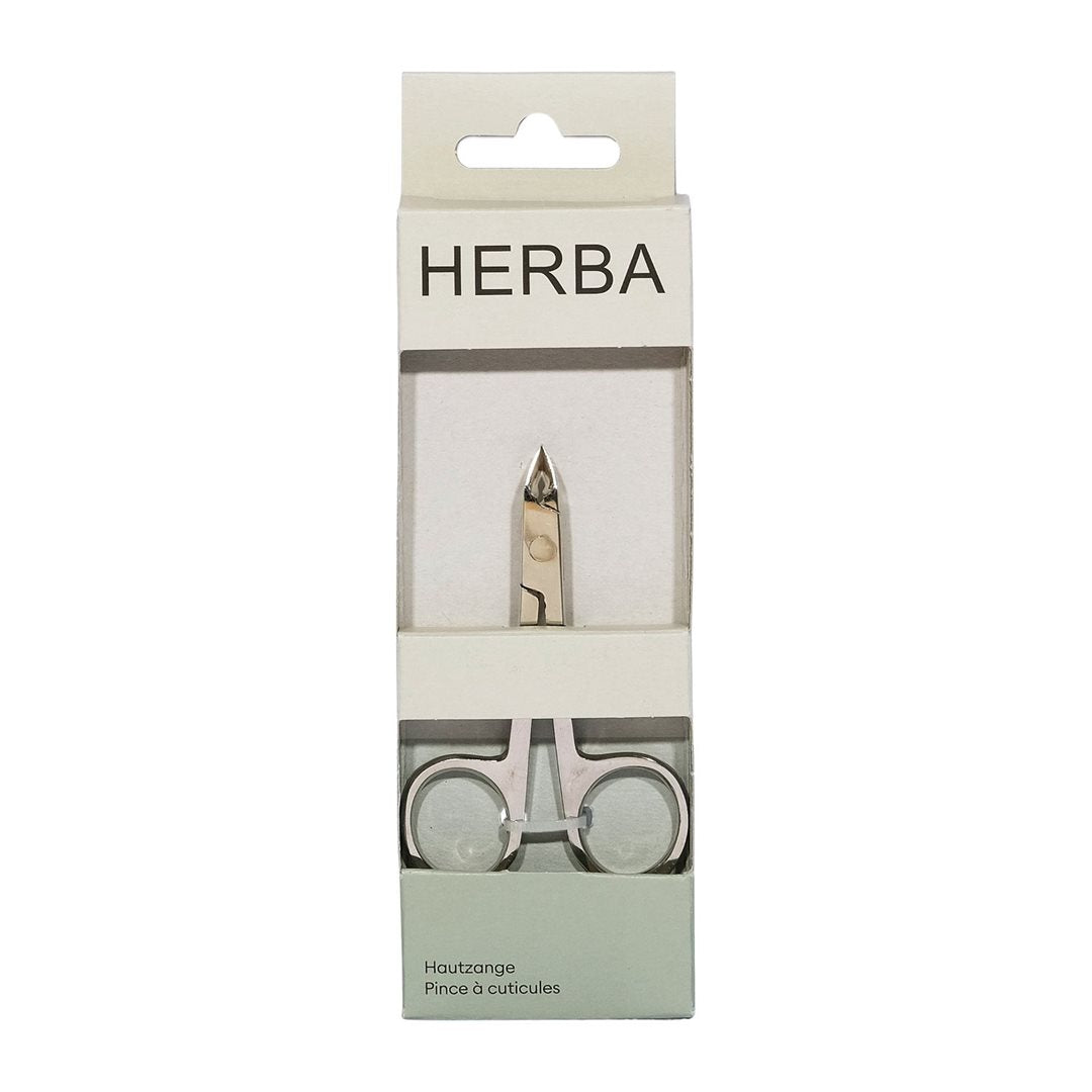 HERBA Pince à Cuticules Professionnelle 8 cm | Soin Manucure Précis