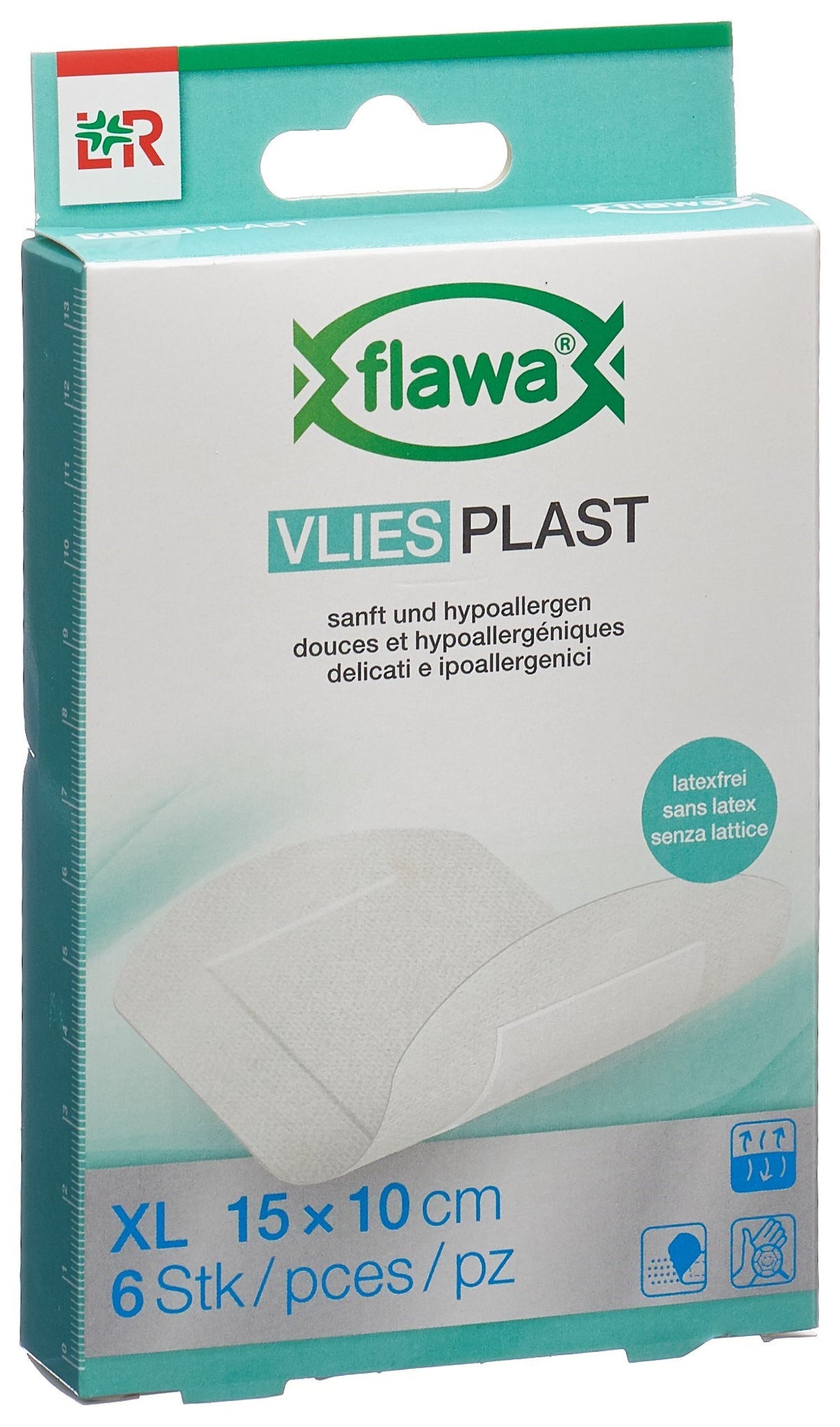 FLAWA Pansement Vlies Plast 10 x 15 cm 6 pièces | Soin &amp; Protection