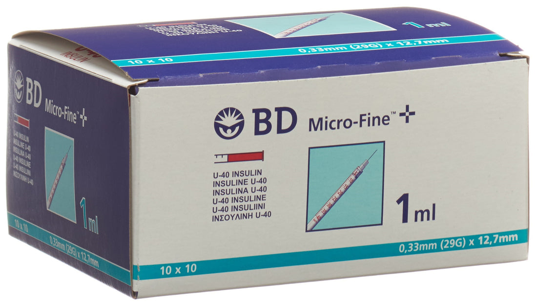 BD Microfine+ Seringue à insuline U40 1 ml | Précision &amp; Confort