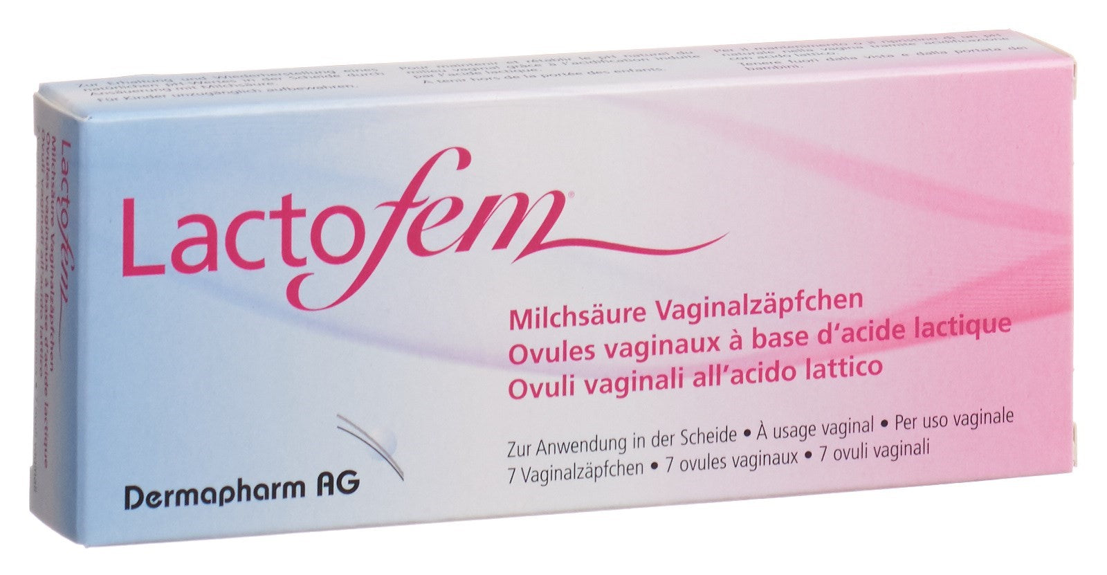 LACTOFEM Ovules Acide Lactique Équilibre Intime | 7 Ovules
