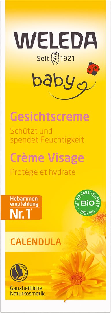 WELEDA BABY crème visage calendula tb 50 ml