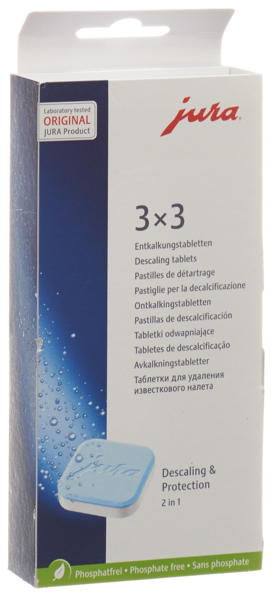 JURA Pastilles Détartrage Machine à Café | Pack 3 Unités