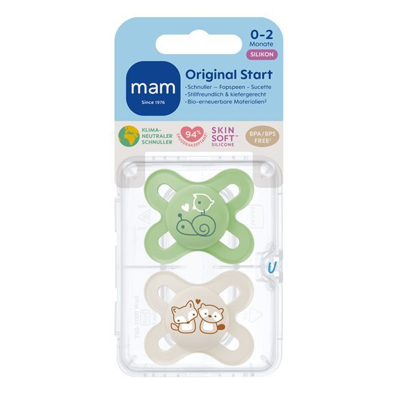 MAM Start Sucette 0-2 mois 2 pièces | Apaisement Bébé