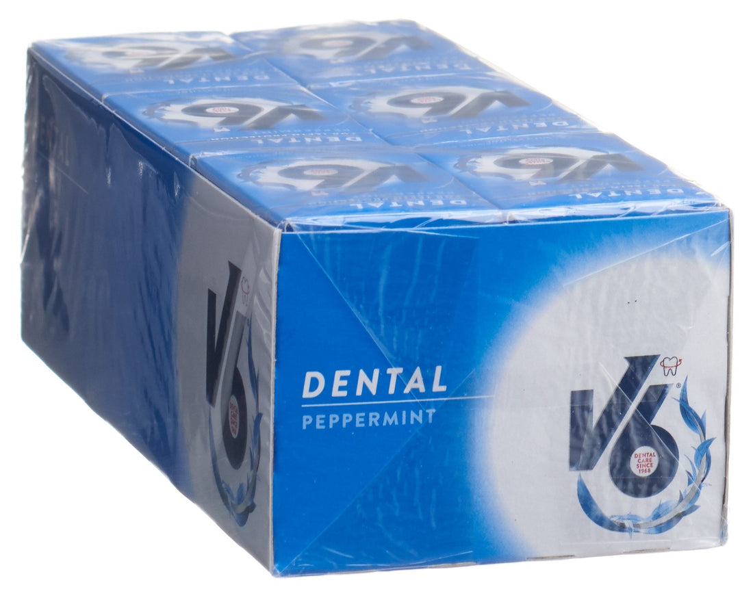 V6 Dental Care chewing gum Peppermint (