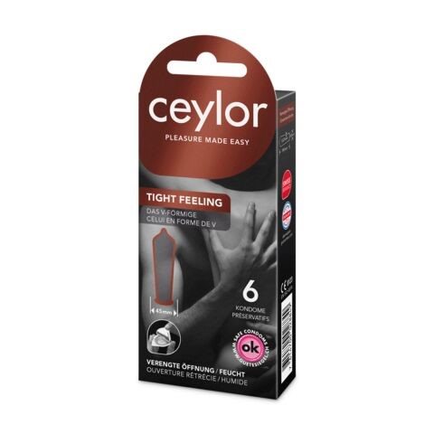CEYLOR Tight Feeling Préservatif Fin 6 Pièces | Confort &amp; Sécurité