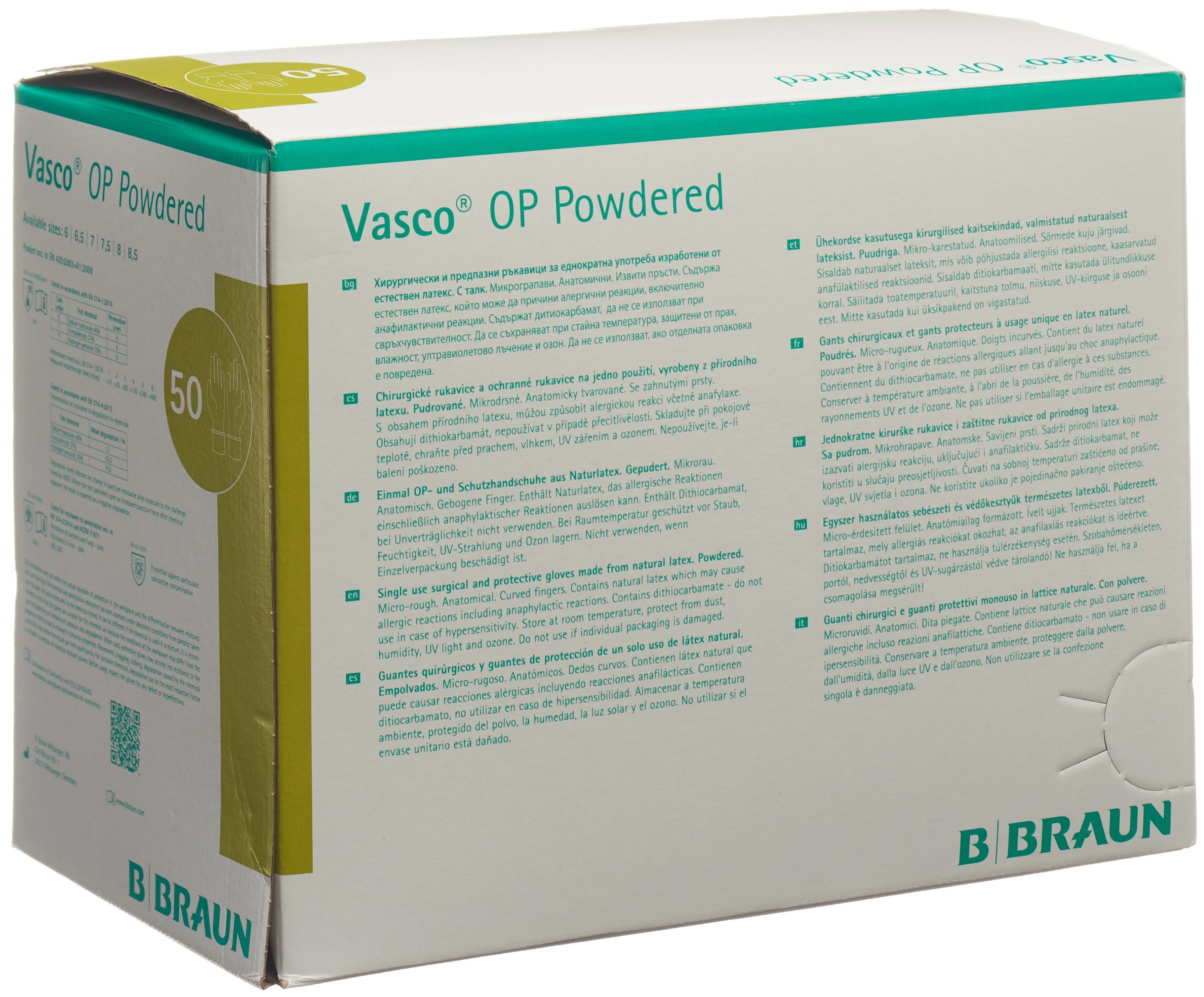VASCO OP Powdered Gr7 50 paire